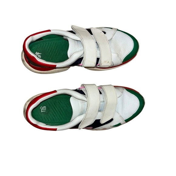 Tory Burch sport leather multicolor leather Velcro sneaker shoes women’s 8 - Picture 3 of 8